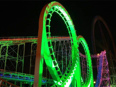 游樂園燈光亮化-構(gòu)造燈光視覺享受